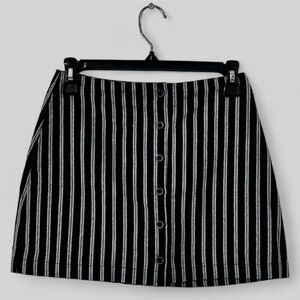 Ivy + Main Striped Mini Skirt